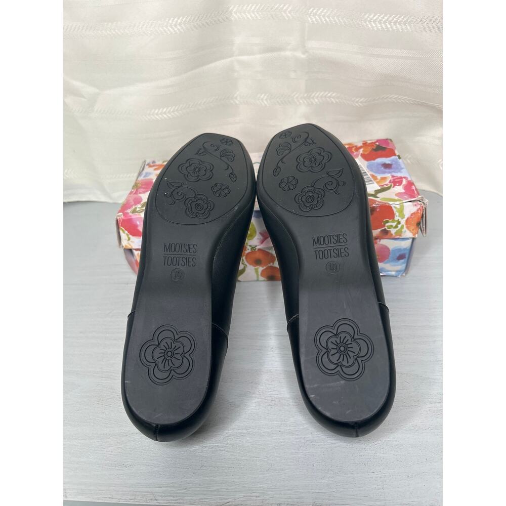 Mootsies Tootsies Edith Moc Toe Loafers Black Womens Size 10M - Picture 9 of 15